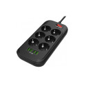 ColorWay | 10 A | Power Socket | CW-CHE64B | Mbit/s | 17 W