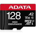 ADATA | AUSDX128GUI3V30SHA2-RA1 Memory Card | 128 GB | MicroSDXC | Flash memory class 10 | Adapter