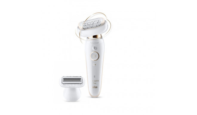 Braun epilaator Silk-epil 9 Flex SES9002 märg ja kuiv valge/kuldne