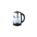 Camry | Kettle | CR 1290 | Standard | 2200 W | 2 L | Plastic/glass | 360° rotational base | Black/Tr