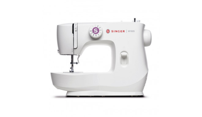 Singer | Sewing Machine | M1605 | Number of stitches 6 | Number of buttonholes 1 | White