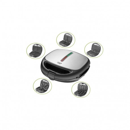 Adler | Sandwich maker | AD 3040 | Number of plates 5 | Multigrill | Number of pastry 2 | 1200 W | C