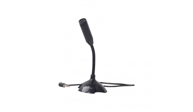 Gembird | Desktop microphone | MIC-D-02 | 3.5 mm | Black | 3.5 mm audio plug