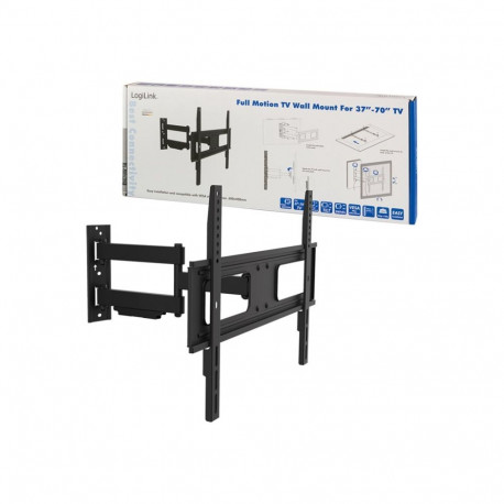 Logilink BP0019 teleri seinakinnitus, 37"-70", kallutus +10°-20°, pööramine ±90°, 473mm, maksimaalne