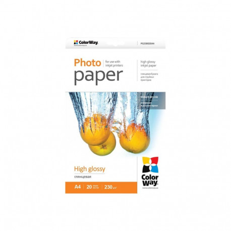 Photo Paper 20 pc. | PG230020A4 | Glossy | 230 g/m² | A4