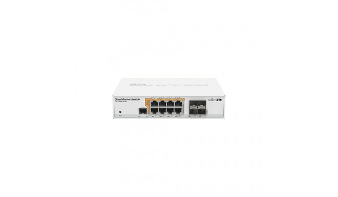 MikroTik | Pilvruuteri lüliti CRS112-8P-4S-IN | Veebihallatav | Lauaarvuti | Gigabit Ethernet (vask)
