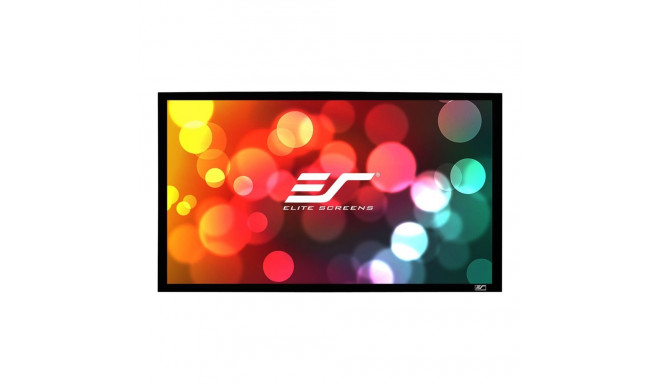 SableFrame Series | ER100WH1 | Diagonal 100 " | 16:9 | Viewable screen width (W) 221 cm | Black