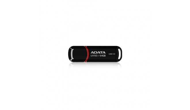 ADATA | UV150 | 64 GB | USB 3.0 | Black