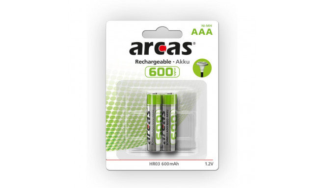 ARCAS NI-MH R03 micro AAA 600mA BP2 akud