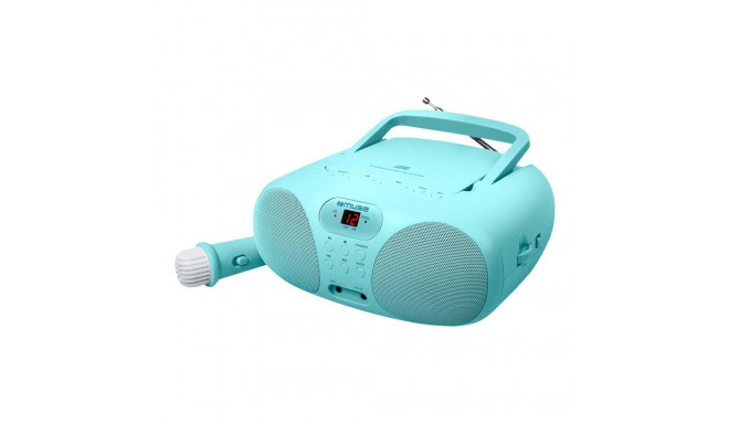 Muse kaasaskantav karaoke raadio CD-mängija MD-203 KB AUX sisend CD-mängija FM-raadio