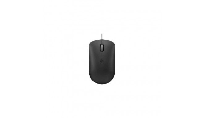 Lenovo | Compact Mouse | 400 | Wired | USB-C | Raven black