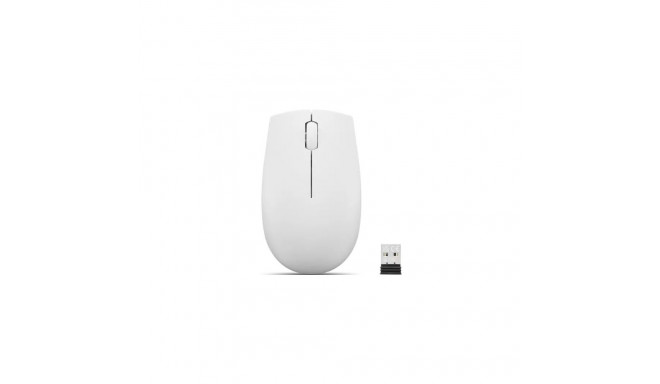 Lenovo | Compact Mouse with battery | 300 | Wireless | Cloud Grey