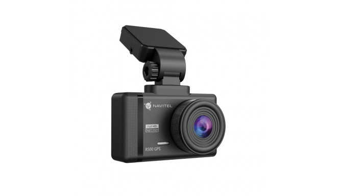Navitel | Dashcam with high-quality shooting, digital speedometer, and GPS-informer | R500 GPS | IPS