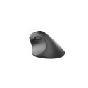 Natec | Vertical Mouse | Vertical Mouse | Crake 2 | Wireless | Bluetooth, 2.4GHz | Black