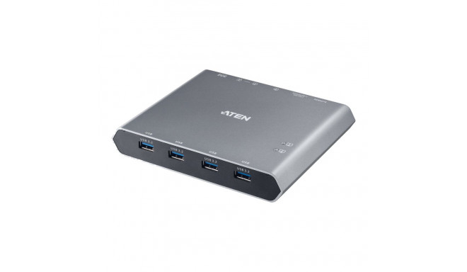 Aten | 2-Port 4K USB-C KVM Dock Switch | US3311