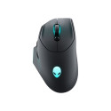 Dell | Gaming Mouse | AW620M | Wired/Wireless | Alienware Wireless Gaming Mouse | Dark Side of the M