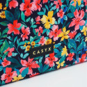 Casyx | Fits up to size 13 ”/14 " | Casyx for MacBook | SLVS-000023 | Sleeve | Canvas Flowers Dark |