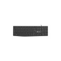 Natec | Keyboard | Nautilus NKL-1950 | Keyboard | Wired | US | Black | USB Type-A | 390 g