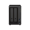 Synology DS723+ 2-bay/AMD Ryzen R1600/2-core 2.6 (base)/3.1 (turbo) GHz/2GB DDR4/2 x 3.5"xHot swap/2