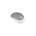 Natec | Mouse | Harrier 2 | Wireless | Bluetooth | White/Grey