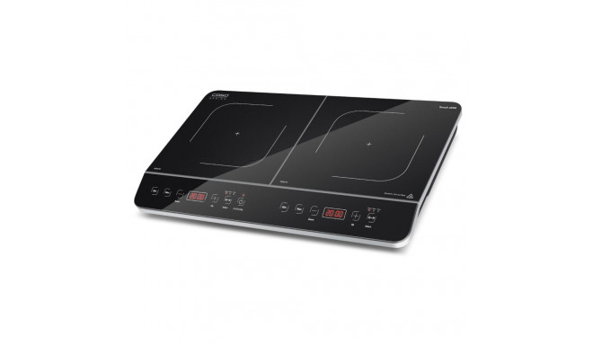 Caso | Hob | Touch 3500 | Induction | Number of burners/cooking zones 2 | Touch control | Timer | Bl