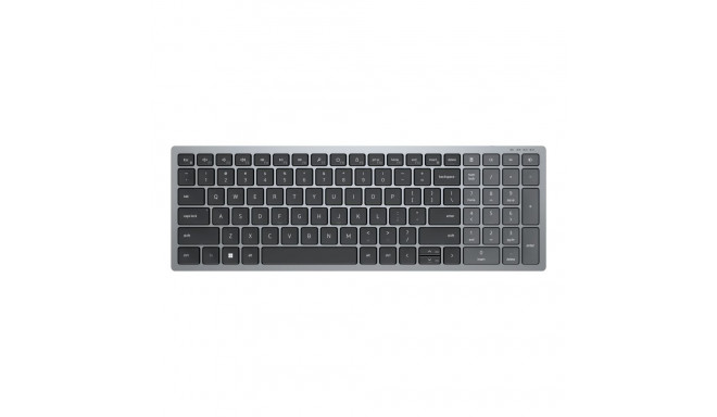 Dell KB740 juhtmevaba vene titaanihall klaviatuur 2.4 GHz, Bluetooth 5.0, 506 g