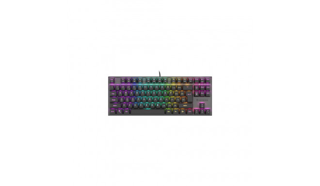 Genesis THOR 303 TKL must mehaaniline mänguriklaviatuur juhtmega RGB LED-valgustus US USB Type-A 865