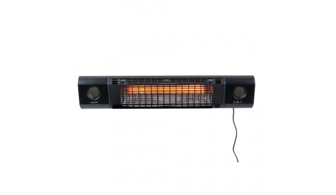 SUNRED | Heater | SOUND-2000W, Sun and Sound Ultra Wall | Infrared | 2000 W | Black | IP54