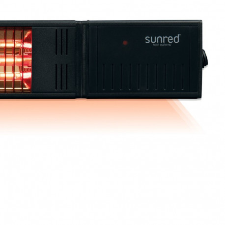 SUNRED | Heater | RDS-15W-B, Fortuna Wall | Infrared | 1500 W | Black | IP55