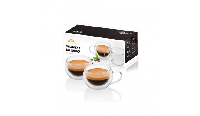 ETA | Lungo cups | ETA518091010 | For coffee | 2 pc(s) | Dishwasher proof | Glass