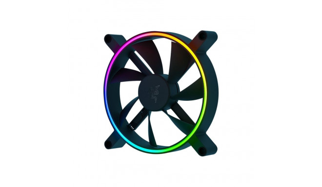 Razer | Kunai Chroma RGB 140mm LED | PWM Performance Fan - 3 Pack | Hydraulic​