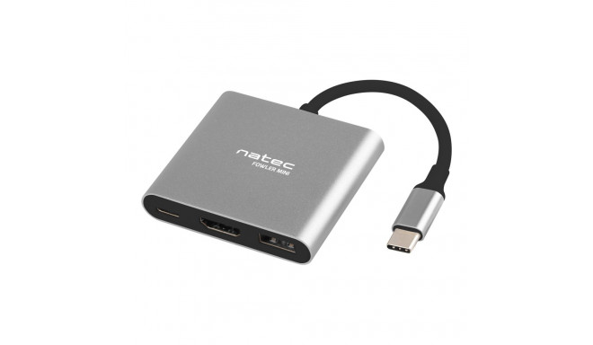 Natec Multi-Port Adapter, Fowler, USB-C, HDMI, USB 3.0 | Natec | USB-C Multiport Adapter | NMP-1607 