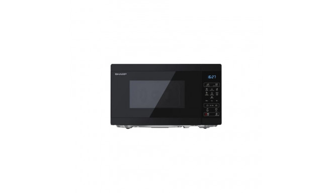 Sharp | Microwave Oven | YC-MS02E-B | Free standing | 800 W | Black