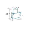 CATA | Hood | VALTO 600 XGBK | Energy efficiency class A+ | Wall mounted | Width 60 cm | 575 m³/h | 