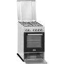 Simfer | Cooker | 5405SERGG | Hob type Gas | Oven type Electric | Stainless steel | Width 50 cm | El