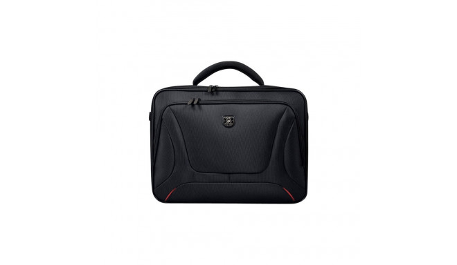 PORT DESIGNS | Courchevel | Fits up to size 15.6 " | Messenger - Briefcase | Black | Shoulder strap