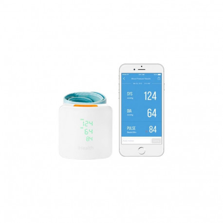 iHealth randvererõhuaparaat BP7S andmete salvestusega iHealth Cloudis, valge
