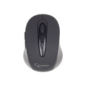 Gembird | 6 button | MUSWB2 | Optical Bluetooth mouse | Black, Grey