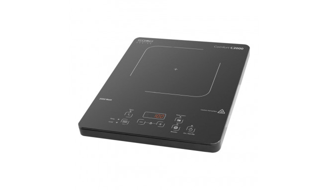 Caso | Free standing table hob | Comfort C2000 | Number of burners/cooking zones 1 | Sensor | Black 