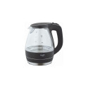 Kettle Adler | Kettle | AD 1224 | Standard | 2000 W | 1.5 L | Glass | 360° rotational base | Black