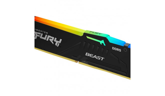 KINGSTON 16GB 6000MT/s DDR5 CL30 DIMM FURY Beast RGB XMP