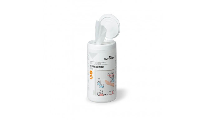 Puhastuslapid tahvlile niisutatud DURABLE 100tk purgis