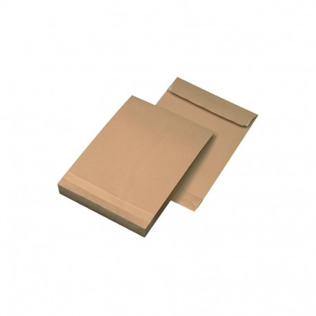 Postiümbrik lõõtsaga B4 (250x353x40mm) 130g brown