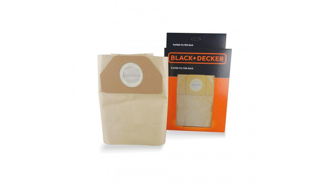 PAPER FILTER BAG 15L BLACK+DECKER 5PCE