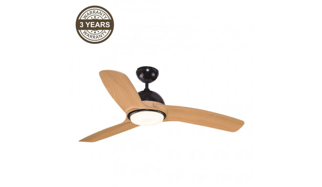 CEILING LAMP/FAN TUNIS LED CCT BL/WOOD