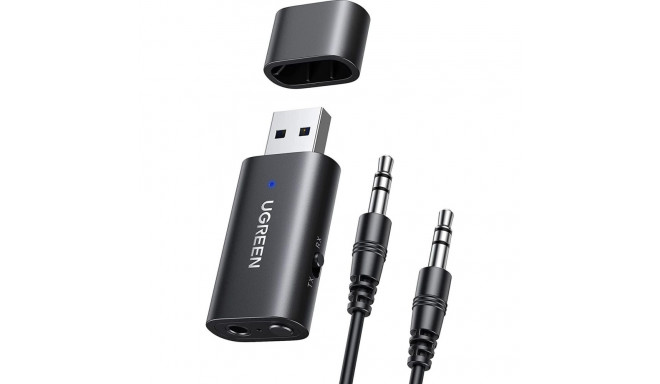 Ugreen transmitter transmitter / receiver Bluetooth 5.0 wireless audio adapter 3.5 mm mini jack blac