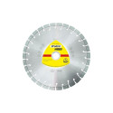 KLINGSPOR SEGMENTED DIAMOND BLADE 230mm x 2.6mm x 22.2mm SUPRA DT600U, REINFORCED CONCRETE