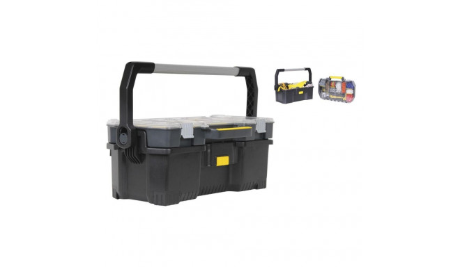 19" tool box with organizer
