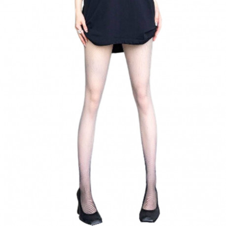 SOKISAHTEL FLORAINE pruunid kivikestega ombre võrksukkpüksid 442