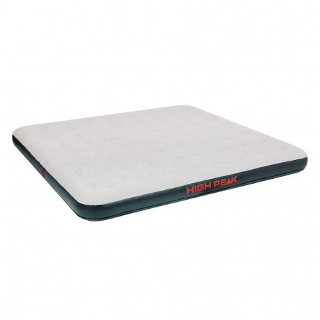 Materac welurowy dwuosobowy High Peak King 200x185x20 cm szary 40036